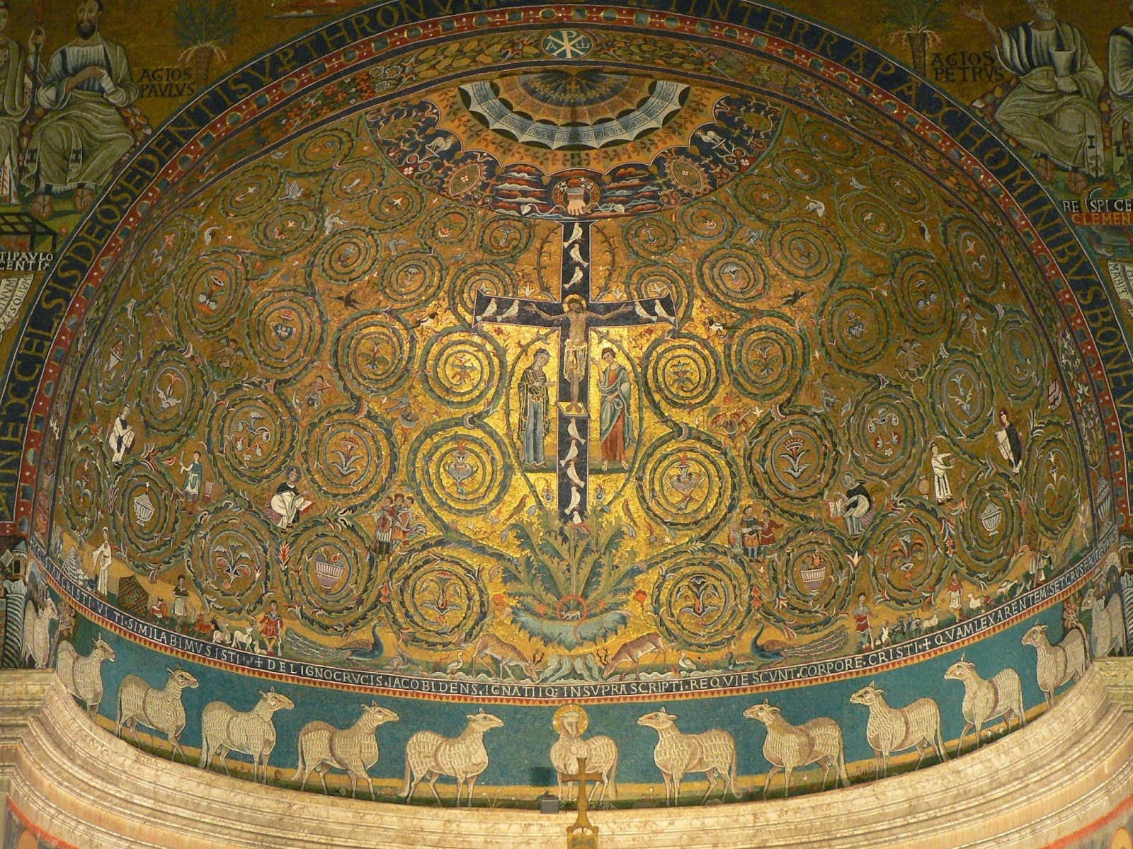 dpsr – e5 – san-clemente-apse-mosaic-rome